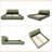 Lieselene Low Profile Standard Bed Frame-129077072-131590157