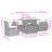 Vidaxl Garden Sofa Set-114254132-114254130