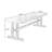 Black Rectangular Solid Wood writing desk-117867020