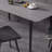 Gray Rectangular Rock Slab Dining Table-1053019689