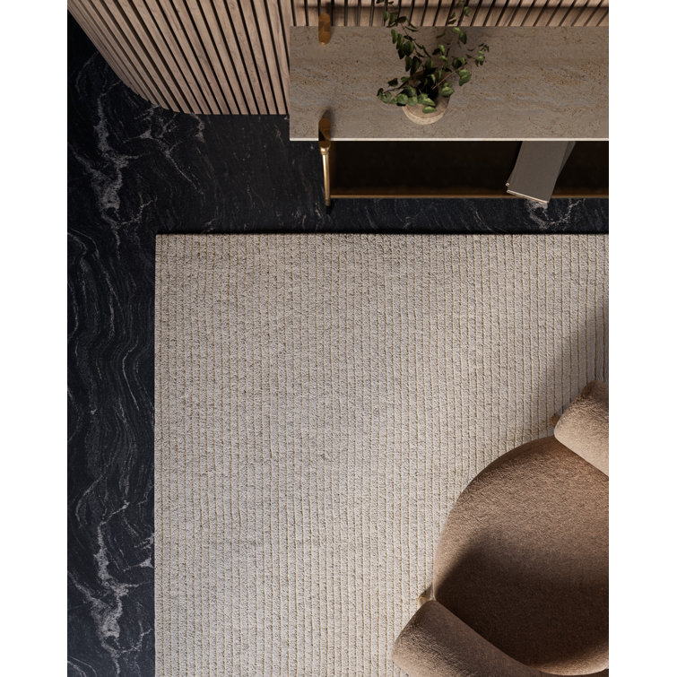 Guiness Wool Beige Rug