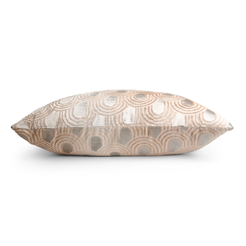 Endless Square Velvet Pillow, Aruba, Latte, Down Blend;Feather