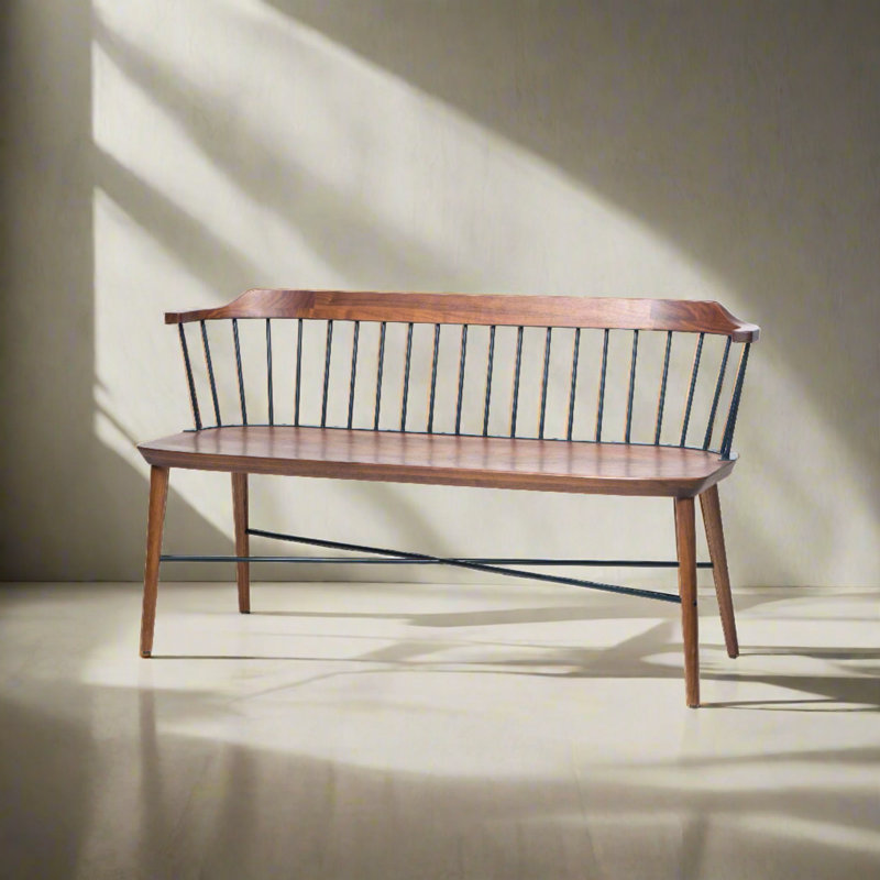 Exchange Bench, Natural Walnut