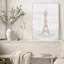 Art mural sur toile rose de style Tour Eiffel-86502045