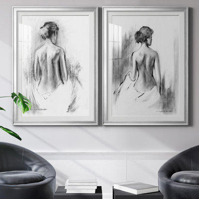 «Soft Silhouette III», ensemble de 2 reproductions d'art