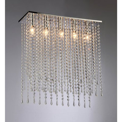 Lustree en cristal 5 lumières Genaro