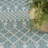  Positano 10' x Round Aqua Modern Rug-468786657-468786591