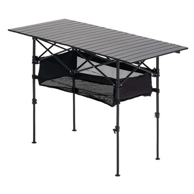 Table de camping pliante en aluminium