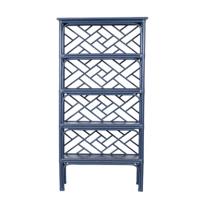 Chippendale 69"H x 35.5"W Etagere Bookcase