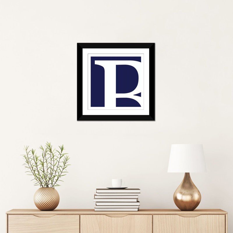 Stefoni " B5 " by 5by5collective, Black Framed Fine Art Paper, 16" W x 16" H x 1.5" D