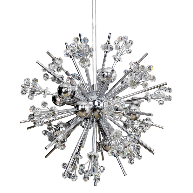 Constellation 10 LT Chrome/Clear Pendant Allegri