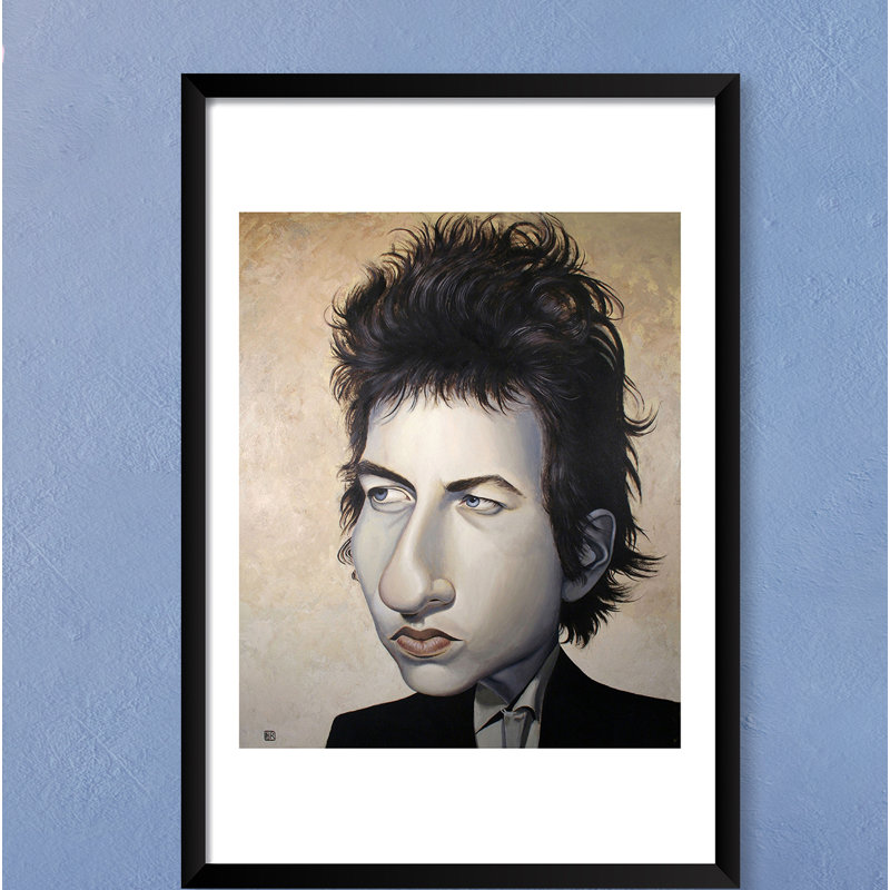 « bob dylan », impression de dessin