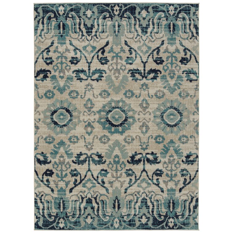 Bungalow Rose Atherton Ikat Rug & Reviews | Wayfair