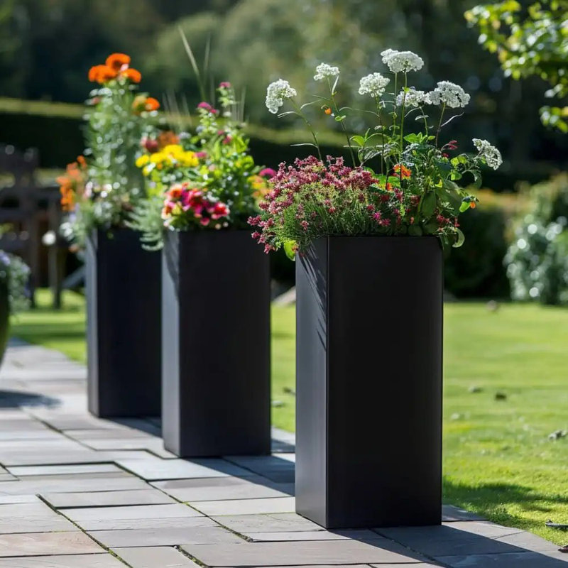 Beliz Metal Planter Box, 32cm H x 75cm W x 32cm D