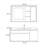 Simple fashion high-end style bathroom cabinet