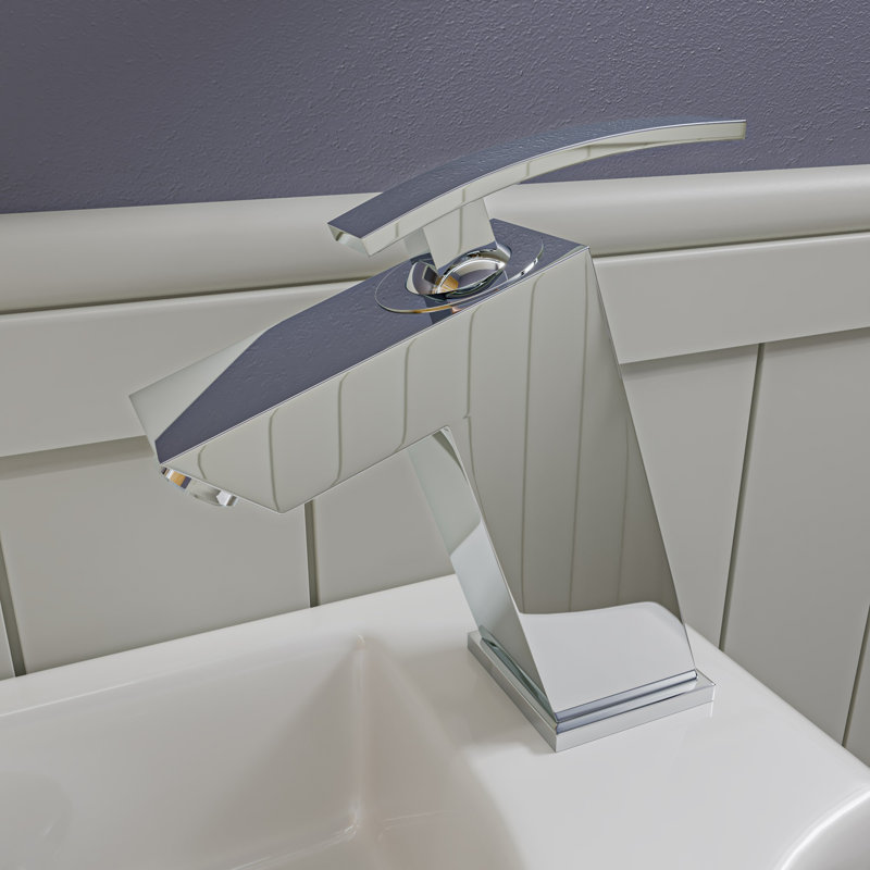 Single-Hole Single-handle Bathroom Faucet, Polished Chrome