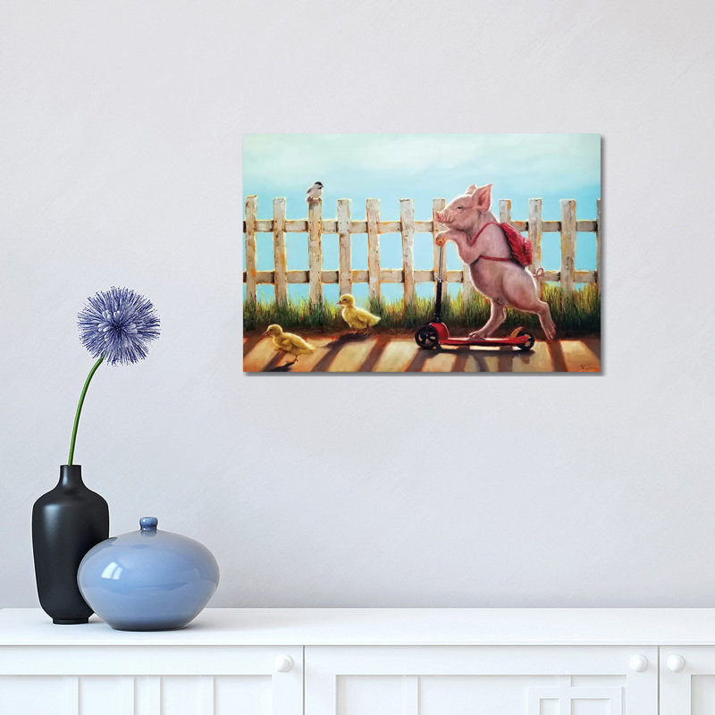 Summer Stroll by Lucia Heffernan - Wrapped Canvas Print, 30.48 cm H x 45.72 cm W