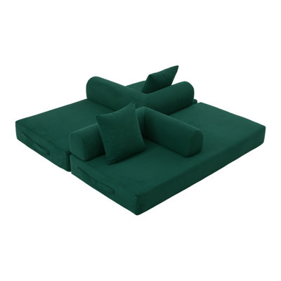 Canapé pliable et compressible, doté d'une structure en métal robuste, il vous permet de créer librement un espace de loisirs personnalisé. Une combinaison de métal moderne et de tissu pour les petits espaces