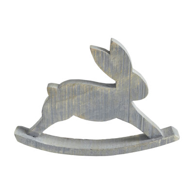 Bunny Hop Wooden Mini Bunny Rocking Horse