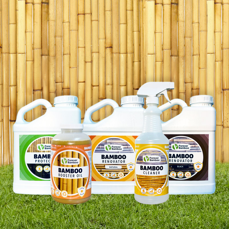Formule exclusive Forever Bamboo Renovator, solution de restauration en bambou écologique à base d'eau et de protection contre les rayons UV, teinture foncée, 1 gallon