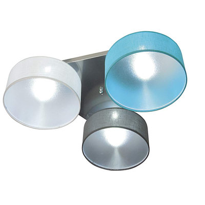 Pulley Fabric Semi Flush Mount