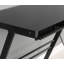 Bryanna Glass Top Metal Base Computer Desk-22494030