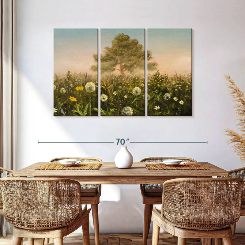 Alvord Morning Field Dandelions, 36" H x 57" W