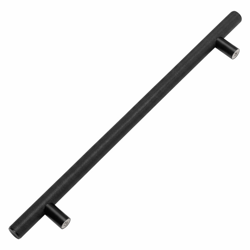 ZLINE Autograph Edition 48 in. Wall-Mount Range Hood Helix Handle (Set of 1) in Matte Black (RHHZ-K-MB-48), Stainless Steel