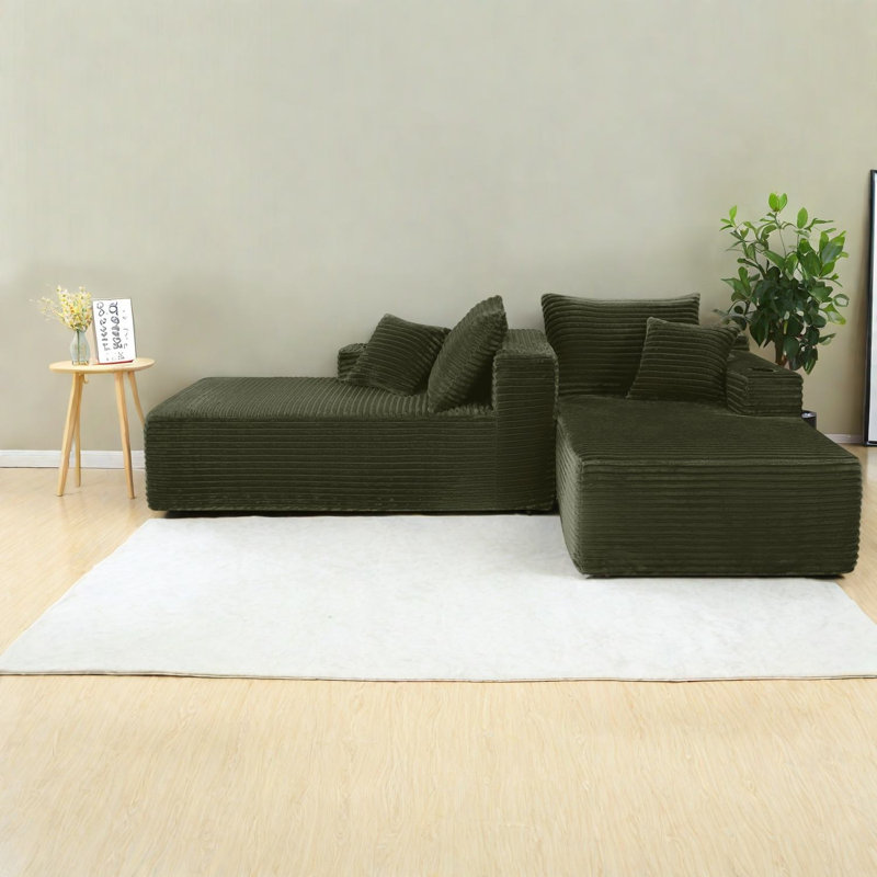 Canapé modulaire à compression 76 po