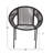 Dannille Plastic Rattan Woven Round Outdoor Chair-2056712901