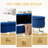 Storage Bench Bedroom Bench, Velvet Oval Upholstered End Of Bed Bench With Golden Metal Legs,50"Modern Storage Ottoman Bench For Bedroom, Living Room,Entryway,Window, Blue