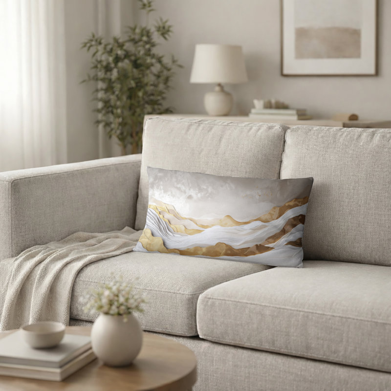 Coussin Modern Modern, H 12 po x l 20 po