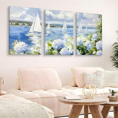 3 Piece Wrapped Canvas Set