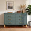 Commode double 6 tiroirs en bois robuste-1866298860