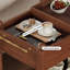 Mobile sideboard storage rack
