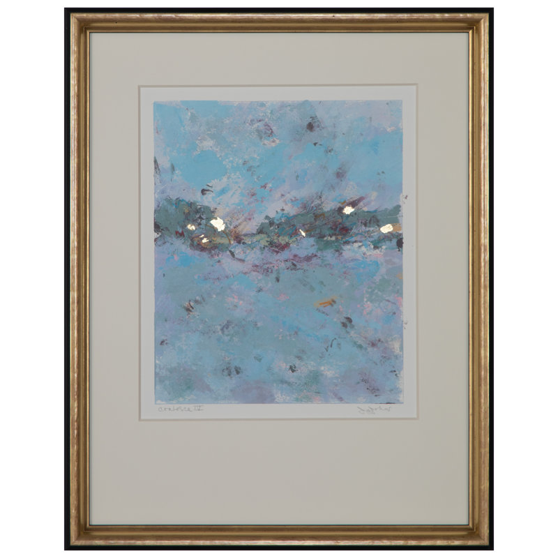 Coalesce IV par J.Johns - peinture encadrée