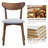 19'' H Linen Upholstered Side Chair
