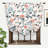 Albery Print Floral Blackout Thermal Rod Pocket Single Curtain Panel Tie Up Curtain-112185291