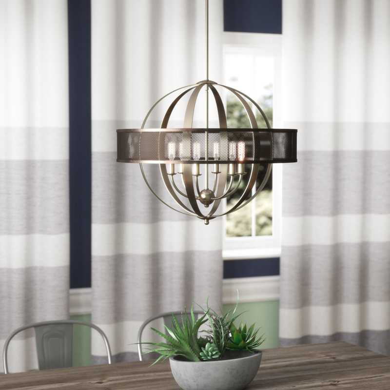 6 - Light Globe Chandelier