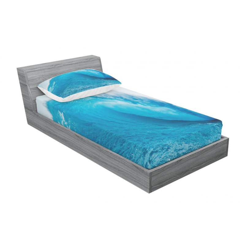 Microfiber Sheet Set, Twin Sheet Set with Fitted Sheet