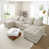Beige Polyester Blend