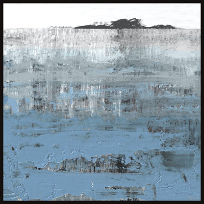 Unknown Island by Parvez Taj - Floater Frame Painting on Canvas