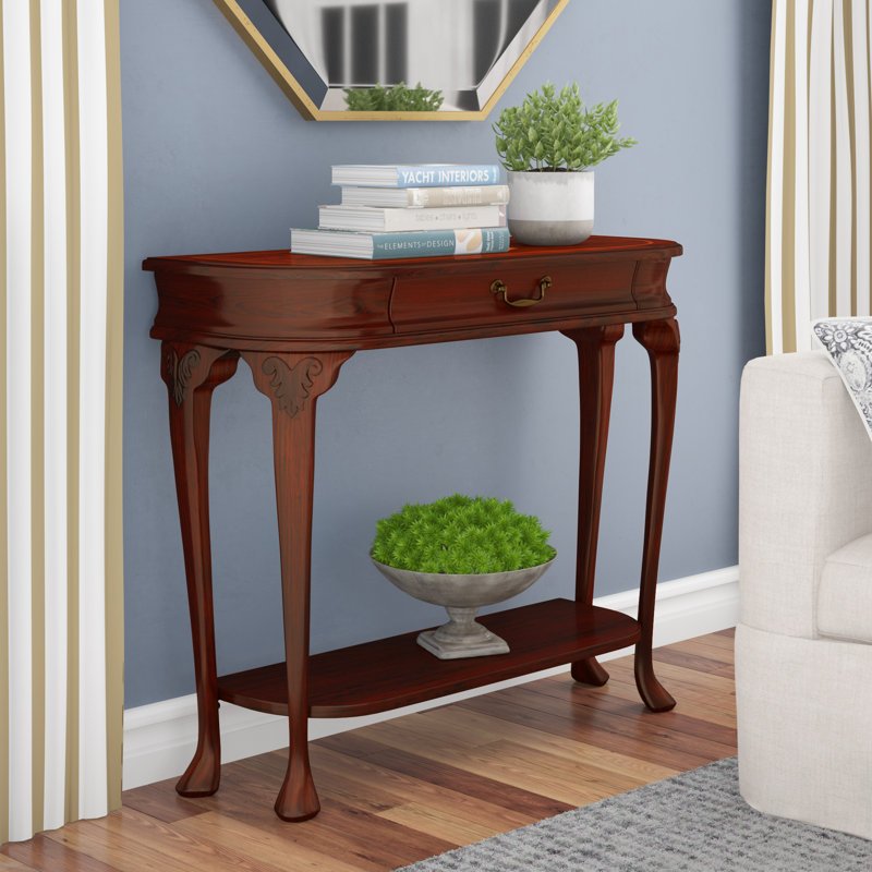 Paullina 36" Console Table, Plantation Cherry, Plantation Cherry