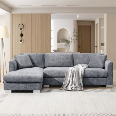 Canapé modulaire Cloud avec 2 coussins gratuits et une méridienne surdimensionnée