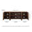 Harold Rectangular Fluted TV Stand for TV's up to 75" in Satin Walnut-1806272986