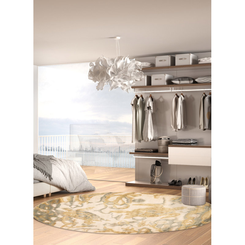 Tapis ivoire Legacy 9 pi 8 po x 9 pi 8 po