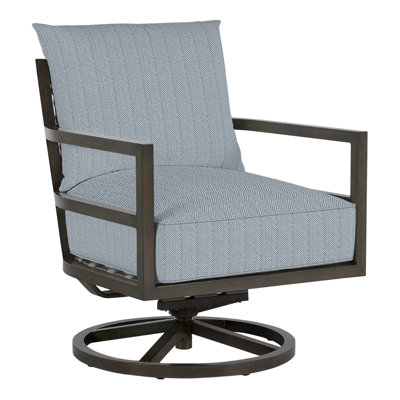 Chaise berçante pivotante en aluminium Santa Barbara