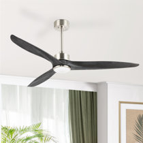 MOLNIGHET 3-blade ceiling fan, plastic white - IKEA