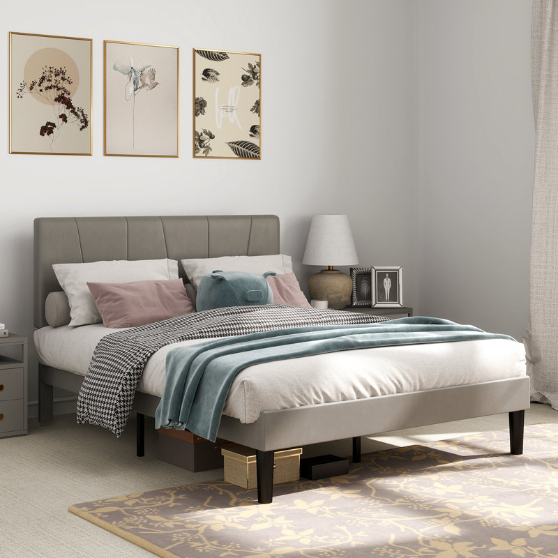 Averian Upholstered Storage Bed, Double (4'6)