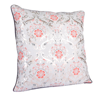 Cotton Floral Square Throw